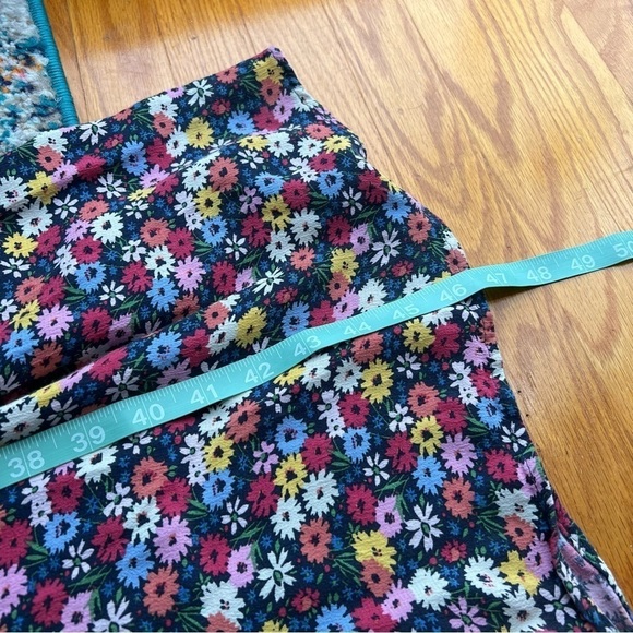 Gap Maternity Floral Henley Puff Sleeve Midi Dress - Picture 11 of 12